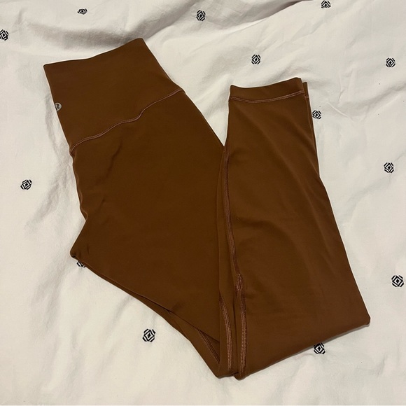 ✨SOLD✨Lululemon Roasted Brown Align Leggings Size 6 25” Inseam - Picture 1 of 6